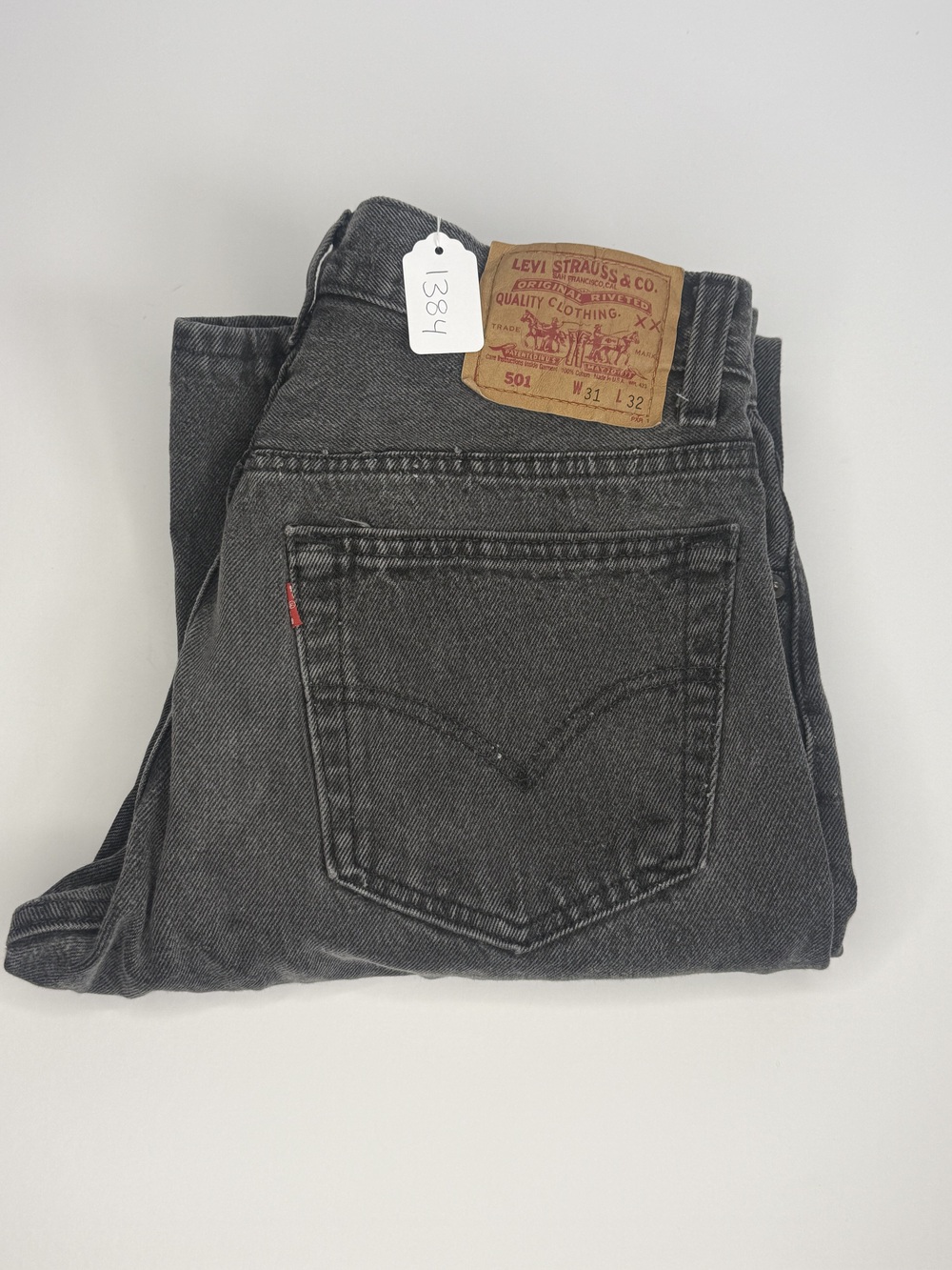 PF-1384 Levi's Charcoal 501 Jeans